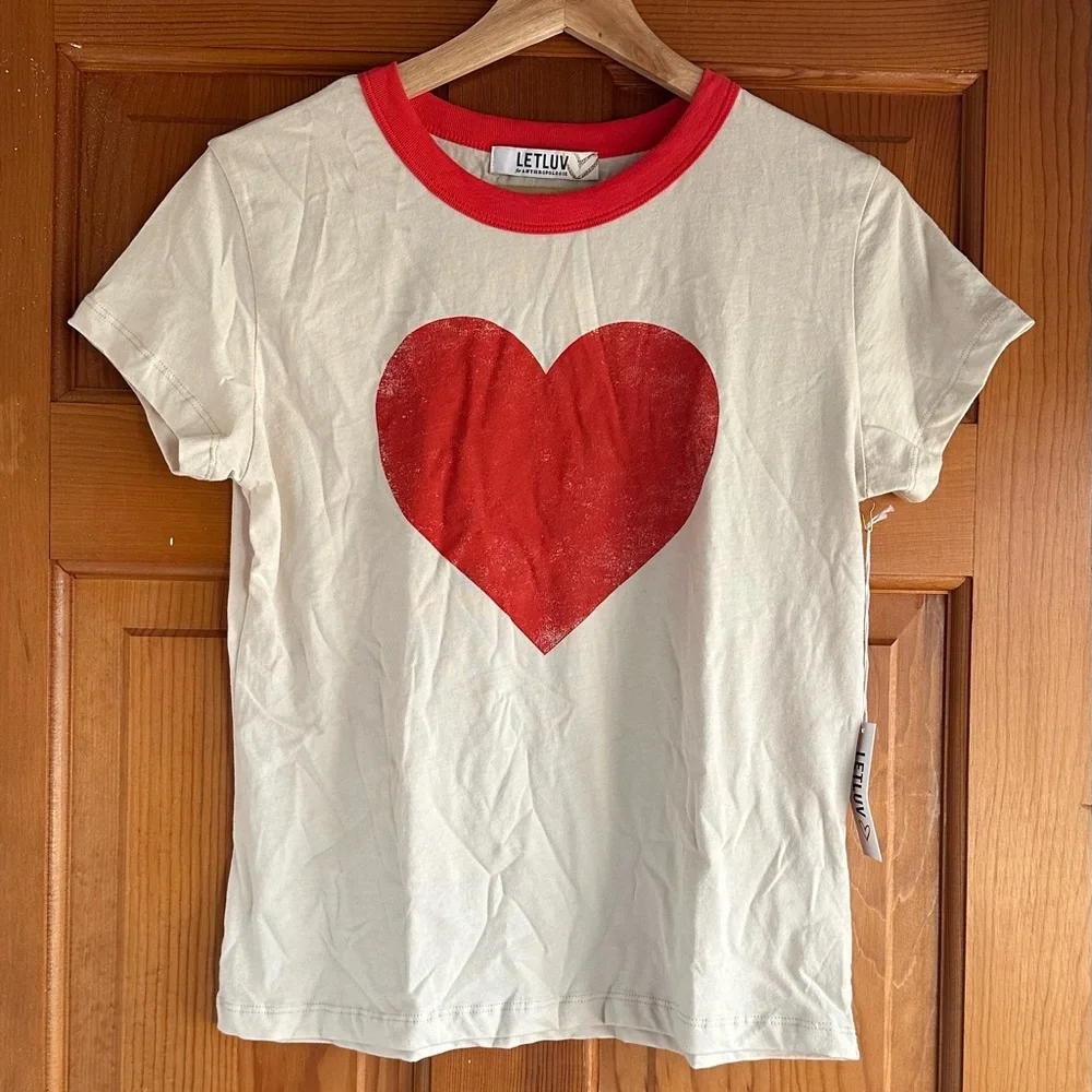 Anthropologie Letluv Heart Ringer Tee - Picture 8 of 11
